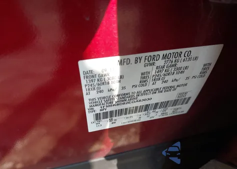 2014 Ford Explorer Xlt из США, поврежденный, VIN 1FM5K8D82EGA63030